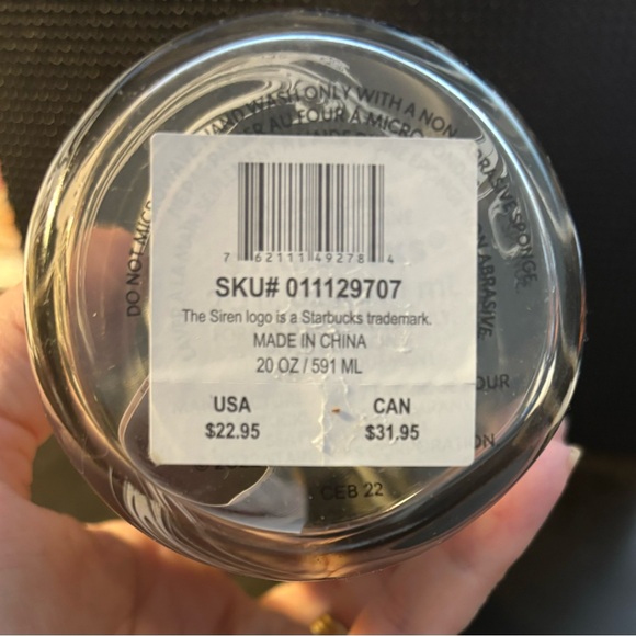 NWT Starbucks Glass Bottle - Picture 2 of 2